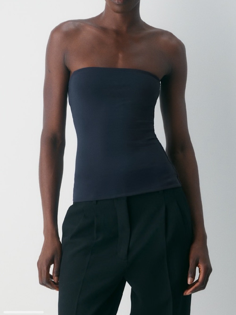 Aritzia Contour Tube top Dark Knight Navy